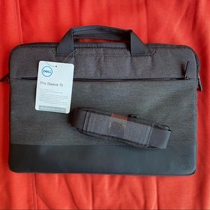 NWT Dell 15” Laptop Sleeve with Detachable Shoulder Strap